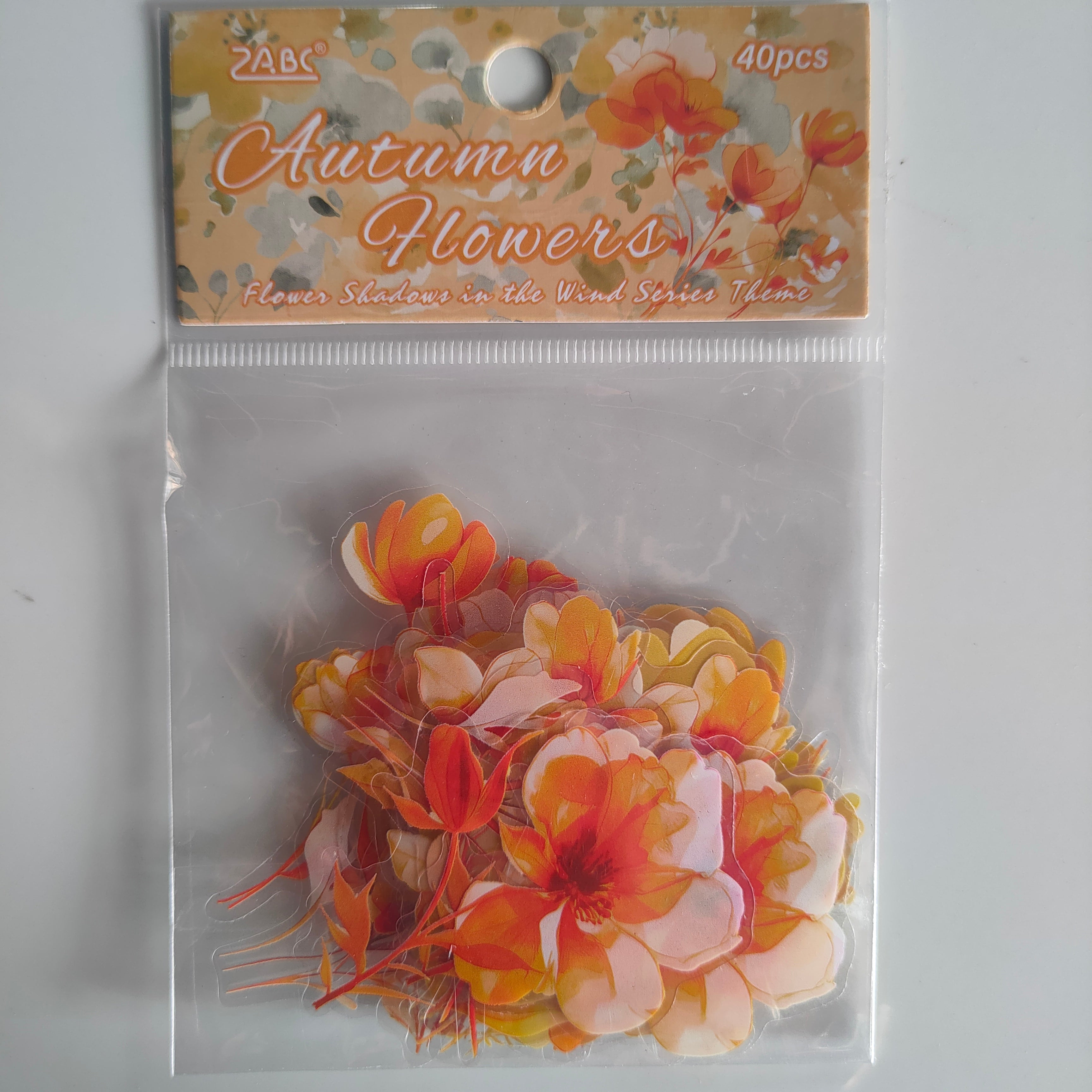 3D Flower Sticker Autumn Flowers