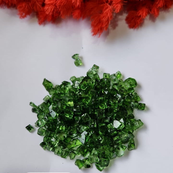 Glass Stone Dark Green 200gram