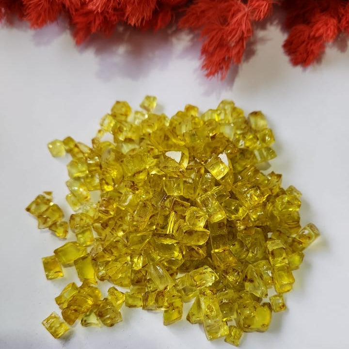 Glass stone Yellow 200gram