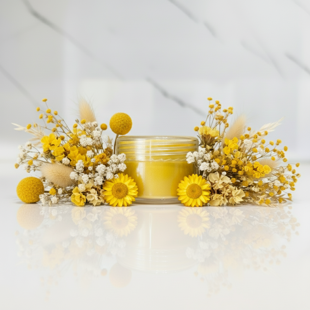 Yellow Mica Pearl Powder Pigment