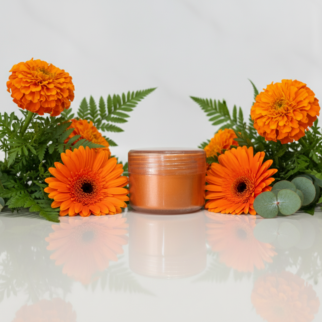 Orange Mica Pearl Powder Pigment