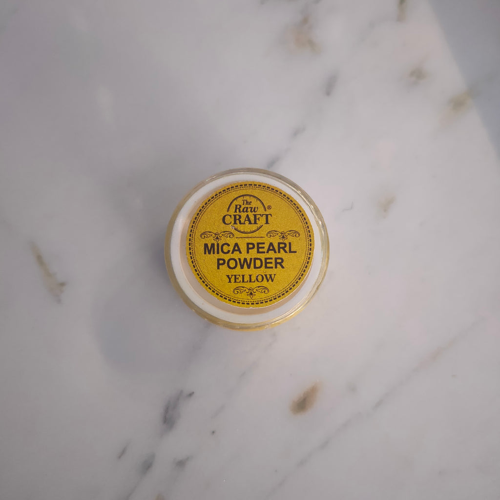 Yellow Mica Pearl Powder Pigment