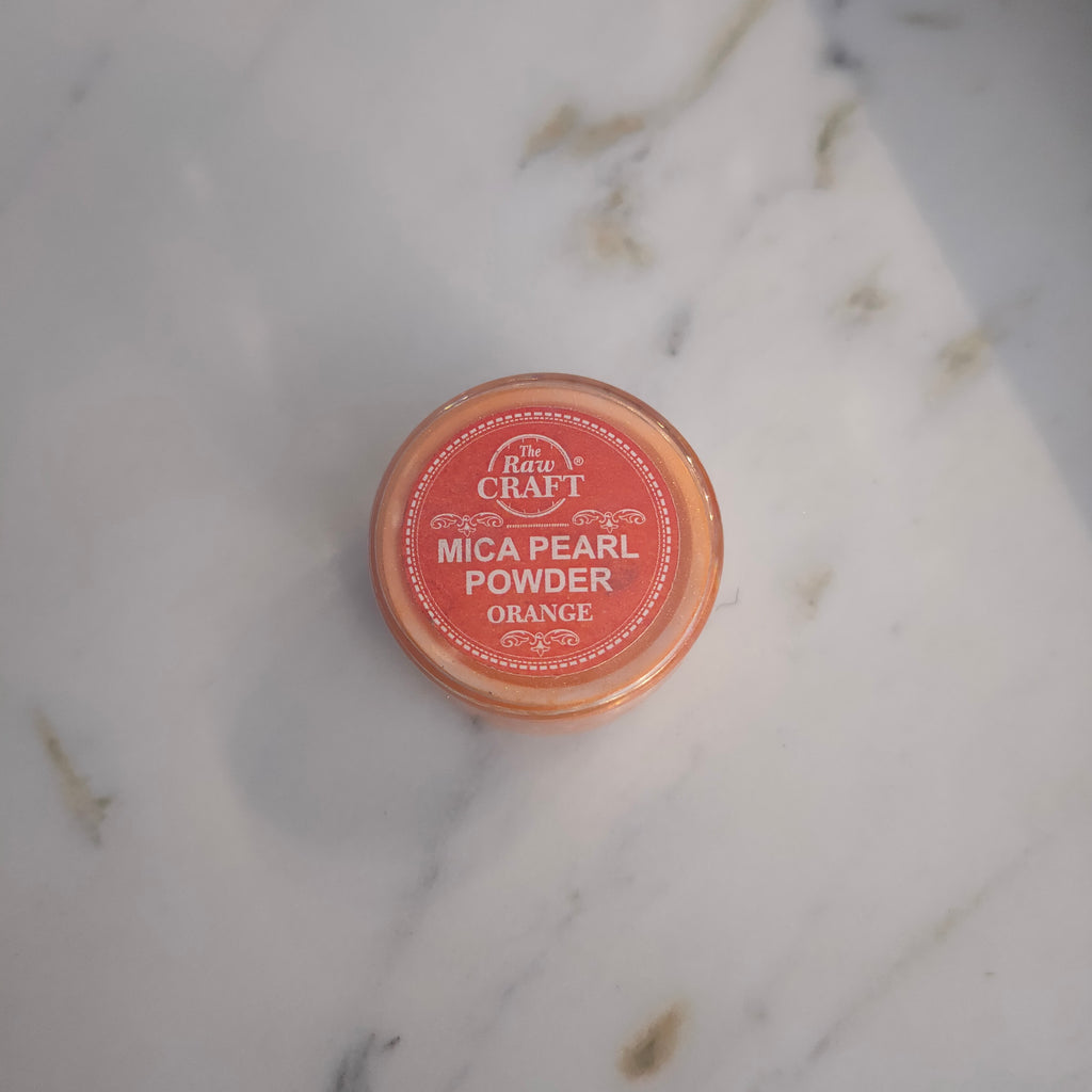 Orange Mica Pearl Powder Pigment